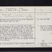 Dumbarton, St. Mary's Collegiate Church, NS37NE 14, Ordnance Survey index card, page number 1, Recto