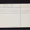 Boiden, NS38NE 5, Ordnance Survey index card, page number 2, Verso