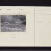 Glen Luss, St Michael's Chapel, NS39SW 1, Ordnance Survey index card, Recto