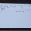 Glen Luss, St Michael's Chapel, NS39SW 1, Ordnance Survey index card, Recto