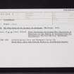 Cloquhernan, NS41NW 5, Ordnance Survey index card, Recto