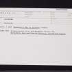 Laighpark, NS41NW 15, Ordnance Survey index card, Recto