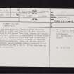 Mauchline, NS42NE 6, Ordnance Survey index card, page number 1, Recto