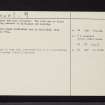 Stair House, NS42SW 4, Ordnance Survey index card, page number 2, Verso