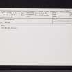 Kilmarnock, General, NS43NW 39, Ordnance Survey index card, Recto