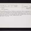 Craigie, NS43SW 2, Ordnance Survey index card, Recto