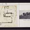 Craigie Castle, NS43SW 3, Ordnance Survey index card, page number 1, Recto