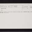 Craigie Hill, NS43SW 4, Ordnance Survey index card, Recto