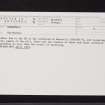 Barnweill, NS43SW 10, Ordnance Survey index card, Recto