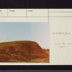 Dunlop Hill, NS44NW 1, Ordnance Survey index card, Recto