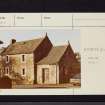Dunlop, Clandeboye Schoolhouse, NS44NW 4, Ordnance Survey index card, page number 1, Recto