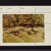 Robertland Castle, NS44NW 7, Ordnance Survey index card, page number 2, Verso
