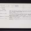 Buiston, NS44SW 2, Ordnance Survey index card, Recto