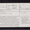 Barrhead, Arthurlie, NS45NE 5, Ordnance Survey index card, page number 1, Recto