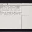 Inchinnan, Northbar House, NS46NE 3, Ordnance Survey index card, page number 2, Verso