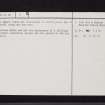 Barochan House, NS46NW 2, Ordnance Survey index card, page number 2, Verso