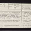Barochan, NS46NW 4, Ordnance Survey index card, page number 1, Recto