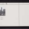 Houston, South Street, Mercat Cross, NS46NW 12, Ordnance Survey index card, Recto