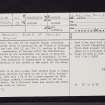 Paisley, Place Of Paisley, NS46SE 2.1, Ordnance Survey index card, page number 1, Recto