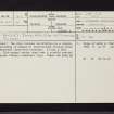 Paisley, Oakshaw Road, John Neilson Institution, NS46SE 4.1, Ordnance Survey index card, page number 1, Recto