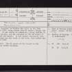 Paisley, Orr Square, NS46SE 11, Ordnance Survey index card, page number 1, Recto