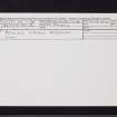 Paisley, Stanely Reservoir, NS46SE 24, Ordnance Survey index card, Recto
