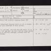 Gleniffer Braes, NS46SE 27, Ordnance Survey index card, page number 1, Recto