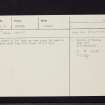 Paisley, Lady Lane, NS46SE 32, Ordnance Survey index card, Recto