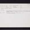 Paisley, Blackhall Aqueduct, NS46SE 50, Ordnance Survey index card, Recto