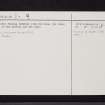 Johnstone, Craigston Wood, NS46SW 9, Ordnance Survey index card, page number 2, Verso