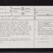 Erskine House, NS47SE 1, Ordnance Survey index card, page number 1, Recto