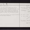 Clydebank, Duntocher, NS47SE 6, Ordnance Survey index card, page number 2, Verso