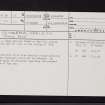 Clydebank, Carleith, NS47SE 32, Ordnance Survey index card, page number 1, Recto