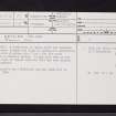 Erskine Bridge, NS47SE 51, Ordnance Survey index card, page number 1, Recto