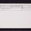 Bowling, NS47SW 12, Ordnance Survey index card, Recto