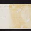 Bishopton, Whitemoss, NS47SW 20, Ordnance Survey index card, Verso