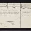 Longhaugh Point, NS47SW 34, Ordnance Survey index card, page number 1, Recto