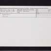 Boghall, NS47SW 56, Ordnance Survey index card, Recto