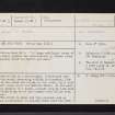 Catter Law, NS48NE 3, Ordnance Survey index card, page number 1, Recto