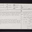 Drumquhassle, NS48NE 13, Ordnance Survey index card, page number 1, Recto