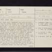 Stockie Muir, NS48SE 6, Ordnance Survey index card, page number 1, Recto