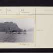Loch Lomond, 'The Kitchen', NS49SW 2, Ordnance Survey index card, Recto