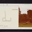 Kingencleugh Castle, NS52NW 3, Ordnance Survey index card, page number 1, Recto