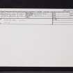 Catrine Mill, NS52NW 19, Ordnance Survey index card, Recto