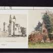 Auchinleck, Old House, NS52SW 4, Ordnance Survey index card, page number 1, Recto