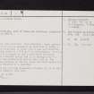 Hillbank Wood, NS52SW 5, Ordnance Survey index card, page number 2, Verso