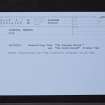 Airtnoch, Fenwick, NS54SW 2, Ordnance Survey index card, Recto