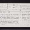 Netherlee, Williamwood House, NS55NE 3, Ordnance Survey index card, page number 1, Recto