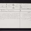 Dripps, NS55NE 30, Ordnance Survey index card, page number 1, Recto