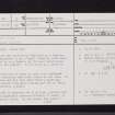 Deil's Wood, NS55SE 2, Ordnance Survey index card, page number 1, Recto
